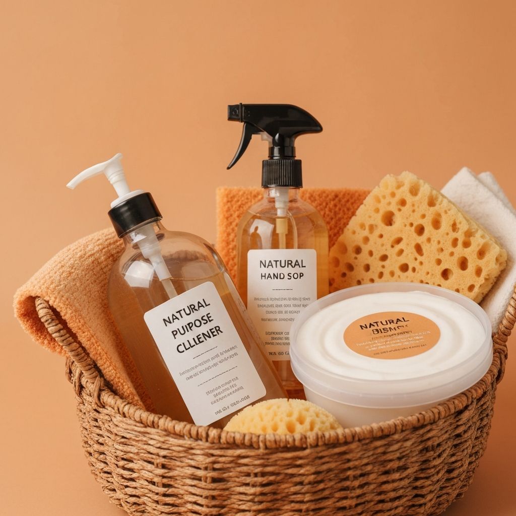 Eco-friendly cleaning supplies we use